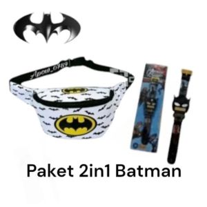 Tas Selempang Anak 2in1 Waitsbag+Jam Pencet