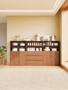 Vintage Solid Wood Multi-layered Storage Cabinet