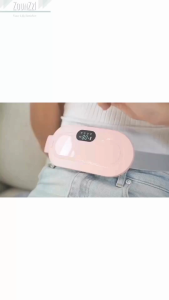 Portable Electric Heating Waist Massager Pad Belt Menstrual Period Comfortable Electric USB Rechargeable Cordless Heated Waist Belt Fast Heating Warming Pad Belt Temperature Control Waterproof 4 Speed Adjustment Pemanas Tali Pinggang Haid Perempuan按摩护腰暖宫带