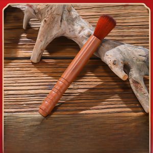 Buddha Statue Cleaning Dust Removal Fan Wooden Brush Tool for Buddha Hall Decoration Chinese Style Home Decor Accessories