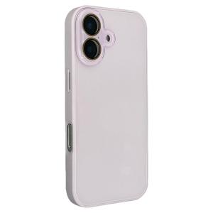 MENGKE.CASE | Lavender Purple Crystal Clear Glass Case Shockproof Camera Protective iPhone