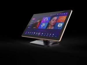 19 นิ้ว 21.5 นิ้วหน้าจอสัมผัส KTV คาราโอเกะอุปกรณ์เวที LCD ยืน Liberation Sound King Liquid Crystal