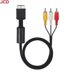 JCD 1pc For PS1 PS2 PS3 1.8M AV Cable Splitter RCA Audio Video Extend Cord to Monitor TV RCA Wire Converter Adapter