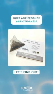 AOX-10 Portable Antioxidant T-Bag (1 Sachet) Good for 1 month use and perfect for home travel and office Aox 10 Travel Bag 10L Stylish Portable Oxygen Bag - Lazada