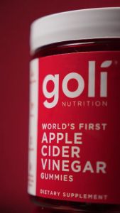 Goli Nutrition Apple Cider Vinegar Gummies 60 pcs with Vitamins B9 & B12 for Health [EXP: 11/2025]