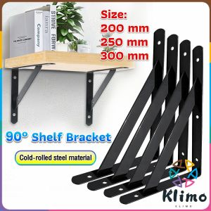 KLIMO Heavy Duty Shelf Bracket Wall Mount 90° Brackets for Floating Shelf