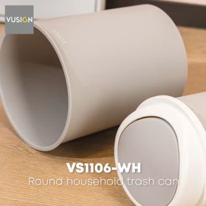 Vusign Trash Can / Tempat Sampah / Tong Sampah Bundar Dengan Penutup VS1106 VS1107