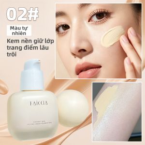Faiccia | Kem Nền Mỏng Nhẹ Che Khuyết Điểm Dài Lâu Kiềm Dầu Làm Sáng