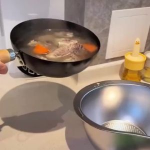 Rice Washer Strainer Bowl Stainless Steel 304 Rice Washing Bowl Rice Sieve Colander Fruit And Vegetable Strainer Kitchen Tools