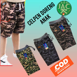 Celana Pendek Anak Chino Doreng Loreng Army
