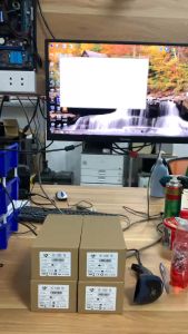 Máy quét Máy đọc mã vạch cầm tay 1D Shangchen SC 1202 TD FULL BOX