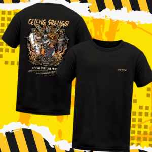 Tshirt Casual Kesenian Indonesia Prabu Celeng Srenggi - Wasteland