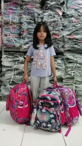 Tas Ransel Anak Perempuan NEW SPECTRE / GUZEL OFFICIAL Tas Anak Perempuan SD SMP Import Tas Ransel Polo BONUS Pencil Case + Waterproof Raincover