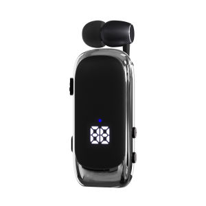 K88 Lavalier Business Bluetooth 5.4 Headphone Talk/Music Time 20 Hours LED Digital DisplayNoice Cancelling Wireless Earphones
