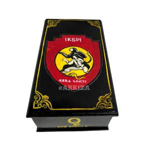 Kotak Mori Ikspi Kera Sakti Kayu Jati Motif Ukir Warna (FREE UKIR NAMA) / Tempat Penyimpanan Sakral Sabuk Kera Sakti Ikpsi / Kotak Penyimpanan Sabuk Ikspi / Kotak Sabuk Silat Ikspi Aesthetic / Kotak Sabuk Ikspi Kera Sakti Anti Rayap / Kotak Sabuk Ikspi