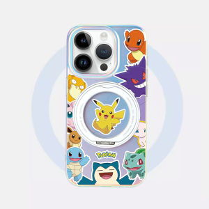 VORRYELL | Pikachu Compatible Multiple iPhones Magnetic Stand Case 360 Rotatable