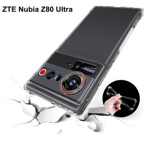 For ZTE Nubia Z80 Ultra NX741J Case Air Cushion Shockproof Airbag Clear Silicone TPU Back Cover Soft Case for ZTE Nubia Z80Ultra
