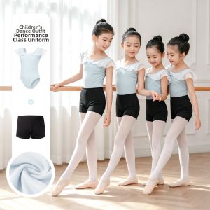 Short Sleeve Summer Style Ballet Leotard & Dance Gymnastics Outfit Girls