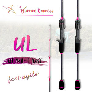 【NYA】Hunting Goddess1.35M/1.5M/1.68M/1.8M 2-8lb light rod ul ultra light fishing rod spinning rod baitcasting rod light fishing carbon fiber fishing rod Shrimp rod Fishing rod set Cheap fishing rods shrink rod jigging