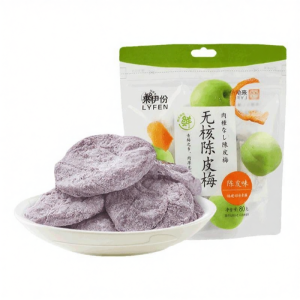 LAIYIFEN | No Pit Citrus Peel Plum Japanese Style Sweet and Sour Dried Fruit 80g