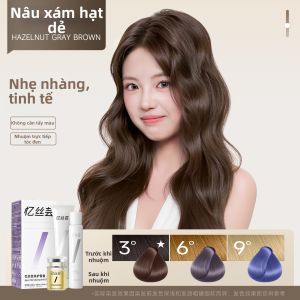Eisansun | Tinh Dầu Nhuộm Tóc Tự Nhiên Cho Nữ - Nâu Tro Đen Trà Cà Phê Đậm Mocha Trà Nhạt