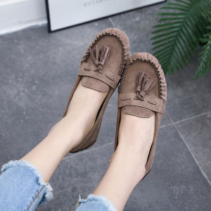 Beijing Ladies Flat Work Shoes Spring Summer Anti-Slip Traditional Cloth Shoes Comfortable Flat Bottom Shoes for Women