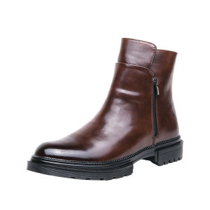 NUDANLAI | Mens Fall/Winter Chelsea Boots Zipper Boots