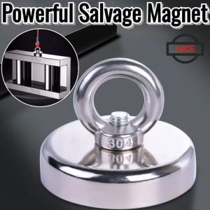 Powerful Salvage Magnet Fishing Magnet Super Strong Magnet Double Side Search Tool