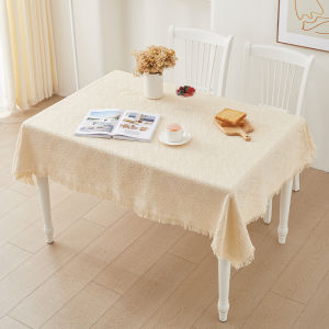 Luxury Cotton Linen Tablecloth For Tables