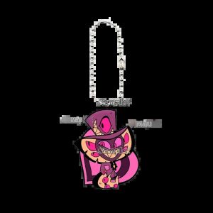 Bandai | Hoạt Hình Hazbin Khách Sạn Lucifer Morningstar Acrylic Móc Khóa Q Phiên Bản Sáng Tạo Anime Mặt Dây Chuyền Nữ Trang Sức Móc Khóa Quà Tặng Cho Người Hâm Mộ