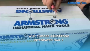 Vorsc and Armstrong Blue or Red Integrated Nail Heavy Duty Concrete Fastener | Strong Penetration Nail with Washer 100PCS / 200PCS / 400PCS