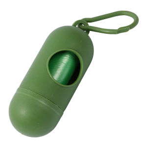 HamshMoc Portable Pet Poop Bag Holder Lightweight Dog Waste Bag Dispenser Leash Attachment for Pets Traveling Hiking Accessories
