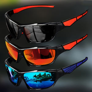 🔥Cc.👍Sports Polarized Sunglasses for Men Lightweight Night Vision Male Shades Cycling Driving Fishing Fashion Mirror Sunglass