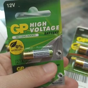 GP Batteries 1ก้อน ถ่านไฟฉาย แบตเตอรี่ 12V 27A 23A ถ่าน รีโมท ประตู รั้ว กล้อง Battery remote