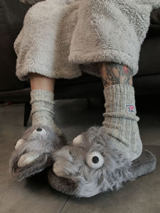 Uinxx Thick Needle Polar Bear Socks Light Extravagant Love Heart Lovers Socks Slub Cotton Mid-High Socks Athletic Socks Men and Women Fashion