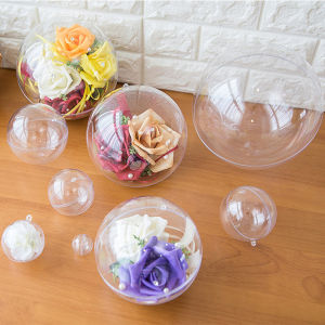 2-40cm Transparent Ball Plastic Ball Acrylic Ball Hollow Ball Hotel Wedding Ceremony Layout Shopping Mall Kindergarten Decoration