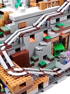 [SG Stock] My World Building Blocks Giant Mechanism Cave Village Mini Series Puzzle Combination Boys and Childrens Toys