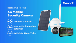 Reolink Go PT Plus : Time Lapse 4G LTE Cellular Security Camera Outdoor 5MP No WiFi Security Camera - B4GPT2K03