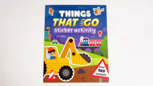 Things That Go Sticker & Activity Book To Solve Puzzles Mazes & 100+ Stickers For Kids