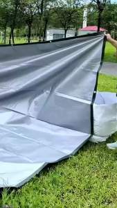 Bạt che mưa nắng đa dạng kích thước Bạt che mưa 3 lớp chống thấm nước May viền khoen sẵn - Tặng kèm móc