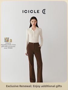 ICICLE | Cotton Flannel Twill Bell-bottom Trousers