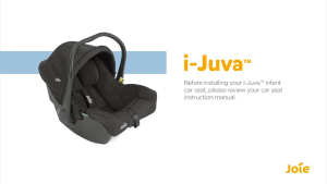 Joie i-Juva Infant Carrier Car Seat Baby R129- newborn till 75cm
