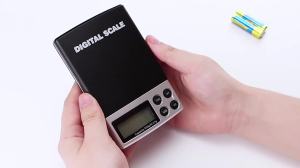 Mini Electronic Kitchen Scales Balance Jewelry Scale Pocket Weight 500g x 0.01g/0.1g 1000g/2000gx0.1g with BackLight
