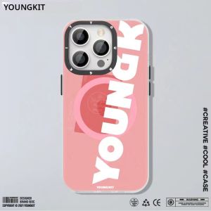 เคสโทรศัพท์แบบซิลิโคน Youngkit ดูดซับแม่เหล็ก ป้องกันการตกหล่น ดีไซน์เรียบง่าย สำหรับ Apple iPhone 15 pro Max