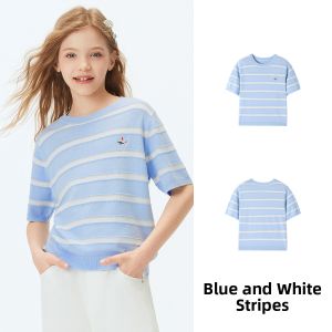 navigare kids | Summer Lightweight Stripe Girls Tee