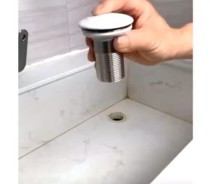 Ống xả xi phông nhấn sứ ceramic ống xả nhựa ruột gà có dãn thoái mái ống xiphong xả cho lavabo tiện lợi