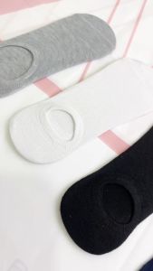 LOOKIS Kaos Kaki Flatshoes 6704 Hidden Socks Motif Polos Kaos Kaki Pendek Invisible Pria Wanita Murah Import