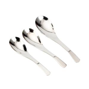 304 Stainless Steel Home Use Soup Spoon Thickened Children Adult Circular Bottom Gold