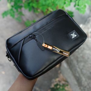 X-PRO | Handbag Pria Kulit Sintetis Elegan | Clutch Pria Keren | Dompet Tangan Selempang