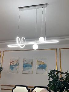 Modern Tri Color Kitchen Hanging Lamp Chandelier Ceiling Light for Dining Bar Counter Pendant Lights